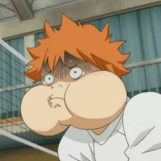 🍾 bd44de03 Hinata Shoyo Haikyuu!! Anime, Haikyuu, Hinata, Shoyo, Volleybal, Grappig, Leuk telegram sticker