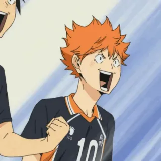 🥓 e3fa1887 Hinata Haikyuu!! Anime, Haikyuu, Hinata, Sport, Volleybal, Manga telegram sticker