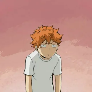 🧡 f16ac130 Hinata Shoyo Haikyuu!! Anime, Hinata, Shoyo, Haikyuu, Cartoon, Grappig, Personage telegram sticker