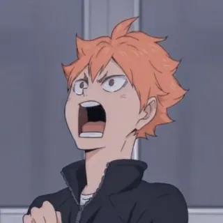 🧡 18012e1b Hinata Shoyo Haikyuu!! anime, haikyuu, hinata, hinata shoyo, shoyo, sports, volleyball whatsapp sticker
