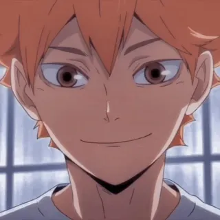 🧡 4eb9c6dc Hinata Shoyo Haikyuu!! anime, haikyuu, hinata shoyo, sports, volleyball, character whatsapp sticker