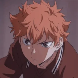 🧡 6ae5a084 Hinata Shoyo Haikyuu anime, hinata shoyo, haikyuu, shonen jump, manga, sports anime, volleyball whatsapp sticker