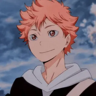 🧡 6c96dd97 Hinata Haikyuu!! anime, haikyuu, hinata, cartoon, volleyball, character whatsapp sticker