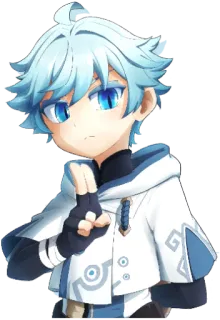 ✌️ 46a517b8 Chongyun Genshin Impact 애니메이션, 캐릭터, 원신, 중운, 비디오 게임 telegram sticker