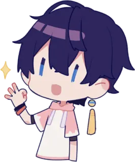 😳 5150fe88 애니메이션, 만화, 캐릭터, 귀여운, 반짝이 telegram sticker