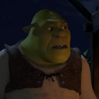 😧 4868afde Shrek ogro, dibujos animados, animado, película telegram sticker