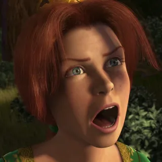 🤬 59e3c68e Princess Fiona Shrek Princesa, Ogro, Dibujos animados, Animado, Divertido, Película, Dreamworks telegram sticker