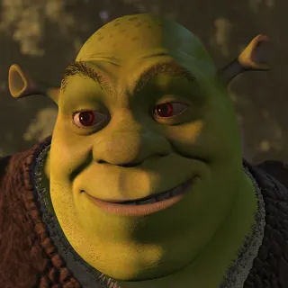 😄 7dbf7070 Shrek ogro, animado, verde, película, personaje, dreamworks telegram sticker