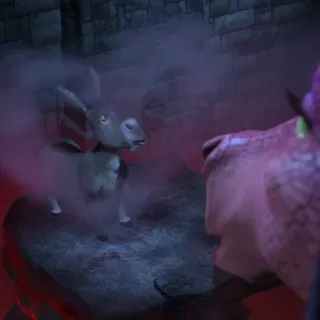 😘 f4cd2048 Donkey Shrek Burro, Shrek, Película, Dibujos animados telegram sticker