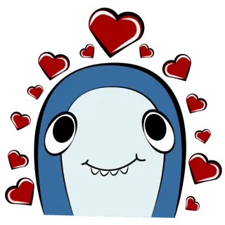 💖 d27bc2b2 amor, corações, desenho animado, adesivo, fofo telegram sticker