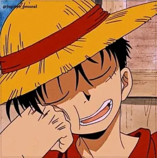🥱 28da8642 Monkey D. Luffy One Piece Anime, One Piece, Monkey D. Luffy, Luffy, Chapéu de Palha telegram sticker