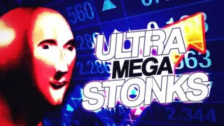 📈 76338d2a ULTRA MEGA STONKS Stonks, Meme, Azioni, Finanza, Ultra Mega telegram sticker