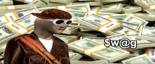👅 c28d068e Sw@g Meme, Stonks, Soldi, Successo, Ricchezza, Umorismo telegram sticker