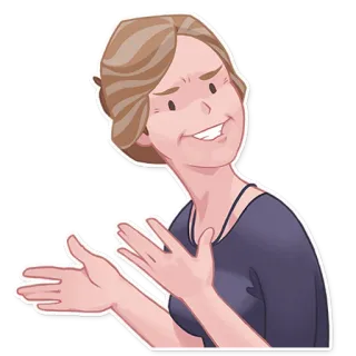 😑 4640f11d klatschen, frau, applaus, sarkastisch telegram sticker