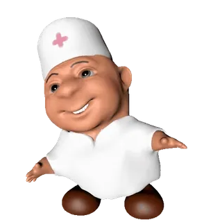 👨‍⚕️ 04ad8655 cartoon, doctor, nurse, healthcare, medical telegram sticker