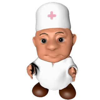 👨‍⚕️ 56b8934e cartoon, doctor, medical, nurse, health, character telegram sticker