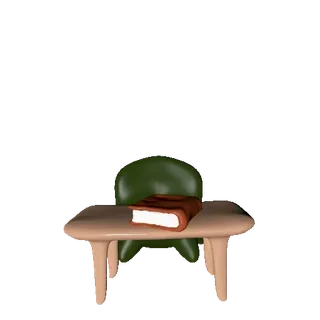 👨‍⚕️ bfaaa7d2 desk, book, chair, furniture, study, school telegram sticker