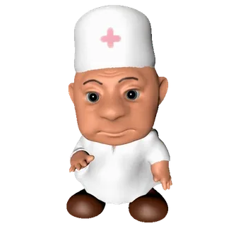 👨‍⚕️ fda581e2 doctor, medical, nurse, cartoon, health, care, animated telegram sticker
