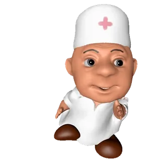 👨‍⚕️ fda7bae2 cartoon, doctor, medicine, health, nurse telegram sticker