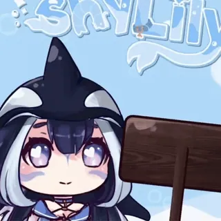 👾 90af1fee Shylily vtuber, anime, orca, fofo, shylily telegram sticker