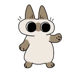 💃 66922c95 cat, cartoon, animal, sticker, cute, illustration whatsapp sticker