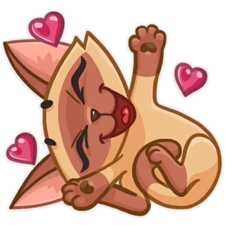 🤗 c3a2d071 cat, hearts, cute, animal, sticker, love, feline, cartoon telegram sticker