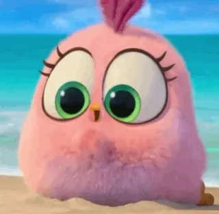 〰 155633f1 Stella Angry Birds vogel, comic, figur, angry birds, stella telegram sticker