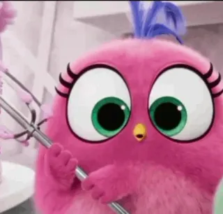 〰 d4675a65 Stella Angry Birds angry birds, stella, vogel, cartoon, animation telegram sticker