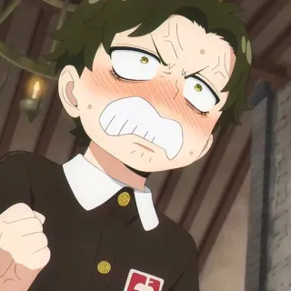 🙂 89f47694 Damian Desmond Spy x Family Anime, Spy x Family, Damian Desmond, Dibujos animados, Enojado whatsapp sticker