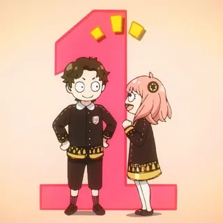 🙂 9f048f82 Anya Forger Spy x Family Anime, Spy x Family, Anya Forger, Dibujos animados, Amigo, Celebración, Feliz whatsapp sticker