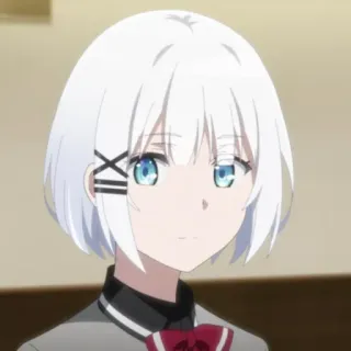 🍁 083dcdd2 Siesta The Detective Is Already Dead 애니메이션, 소녀, 흰 머리, 탐정, 시에스타 telegram sticker