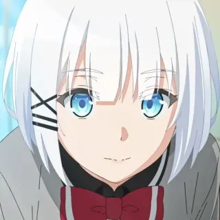 🍁 585ce1b3 Siesta The Detective Is Already Dead 애니메이션, 여자, 흰 머리, 귀여운, 탐정 telegram sticker