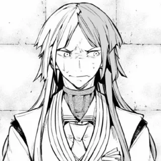 🤍 0eb9b669 Fyodor Dostoyevsky Bungou Stray Dogs Anime, Manga, Portret, Personage telegram sticker