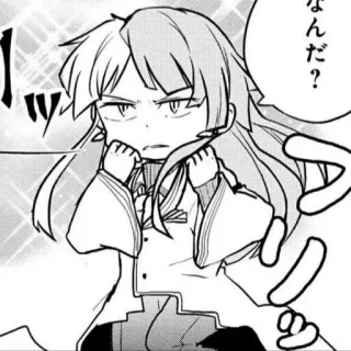 🤍 18d3433f なんだ? Manga, Anime, Schattig, Meisje, Tekening telegram sticker