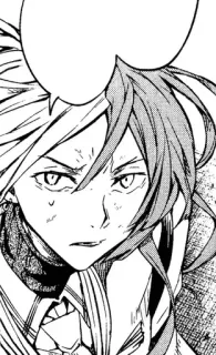 🥀 63de82e5 Anime, Manga, Charakter, Ernst, Schwarzweiß telegram sticker