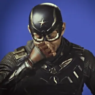 🛡 cb65374d John Walker superbohater, Kapitan Ameryka, Marvel, złoczyńca, płacz, smutny telegram sticker