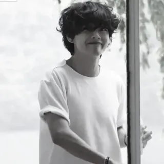 ▫️ 544d4e2a persona, camiseta, retrato, blanco y negro telegram sticker