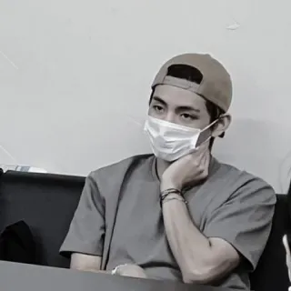 ▪️ 94f6bbab hombre, máscara, persona, sombrero telegram sticker