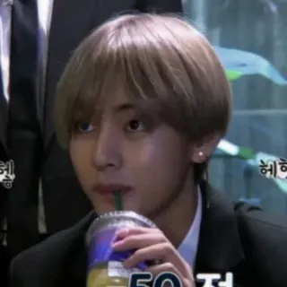 ▫️ 9840f78a 정 persona, bebiendo, hombre, coreano, bebida telegram sticker