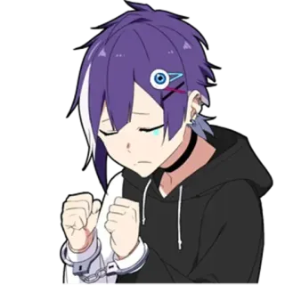 🔗 955680b3 动漫, 漫画, 悲伤, 手铐, 动漫男孩 telegram sticker