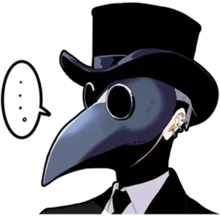 Silent Boy telegram stickers