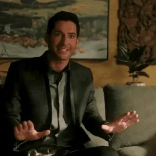 🤦‍♂ 5a4988b9 Lucifer Morningstar Lucifer Lucifer, Tom Ellis, Acara TV, Karakter, Netflix, Penipuan telegram sticker