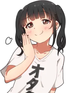 😏 a9a82c05 オタク สาวอนิเมะ, โอตาคุ, มังงะ, ญี่ปุ่น, การ์ตูน telegram sticker