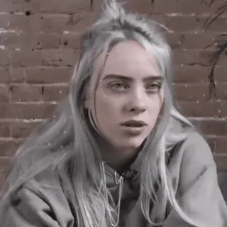 🫒 40be84e3 Billie Eilish ビリー・アイリッシュ, 歌手, ミュージシャン, セレブ, ポップ, ソングライター telegram sticker