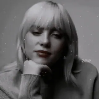 🫒 d49315eb Billie Eilish ビリー・アイリッシュ, 歌手, ポップスター, セレブ, 音楽, アーティスト telegram sticker