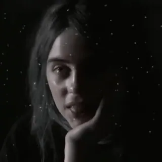 🫒 fecddedb Billie Eilish ビリー・アイリッシュ, 歌手, ミュージシャン, セレブ, ポートレート telegram sticker