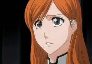 🙁 61570be9 Orihime Inoue Bleach Anime, Manga, Bleach, Orihime Inoue, Karakter telegram sticker