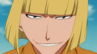 🙃 9e77009e Izuru Kira Bleach Anime, Manga, Senyum, Pirang, Karakter telegram sticker