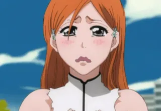 😢 f342b651 Orihime Inoue Bleach Anime, Bleach, Orihime Inoue, Karakter, Gadis telegram sticker