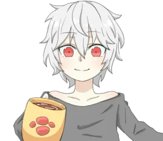 ☺️ 0787aed7 Anime, Manga, Carino, Bevanda, Cartone animato, Personaggio whatsapp sticker